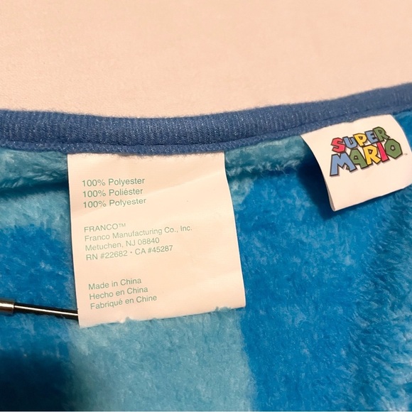 2013 Nintendo Super Mario Kids Blanket 60" x 45" - Picture 13 of 16